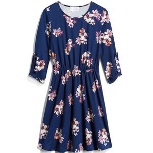 French Grey Spring Dress